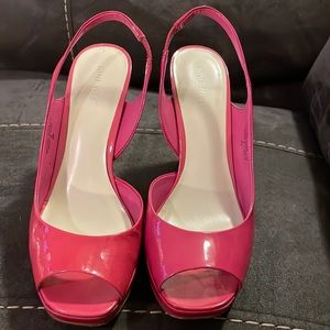Nine pink heels